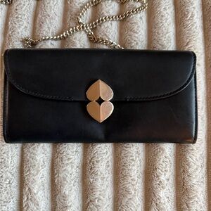Kate Spade Lula Crossbody Wallet w/ Gold Chain.